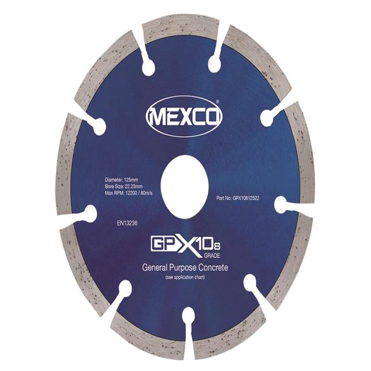GP 8 Concrete Diamond Blade 125 x 22mm