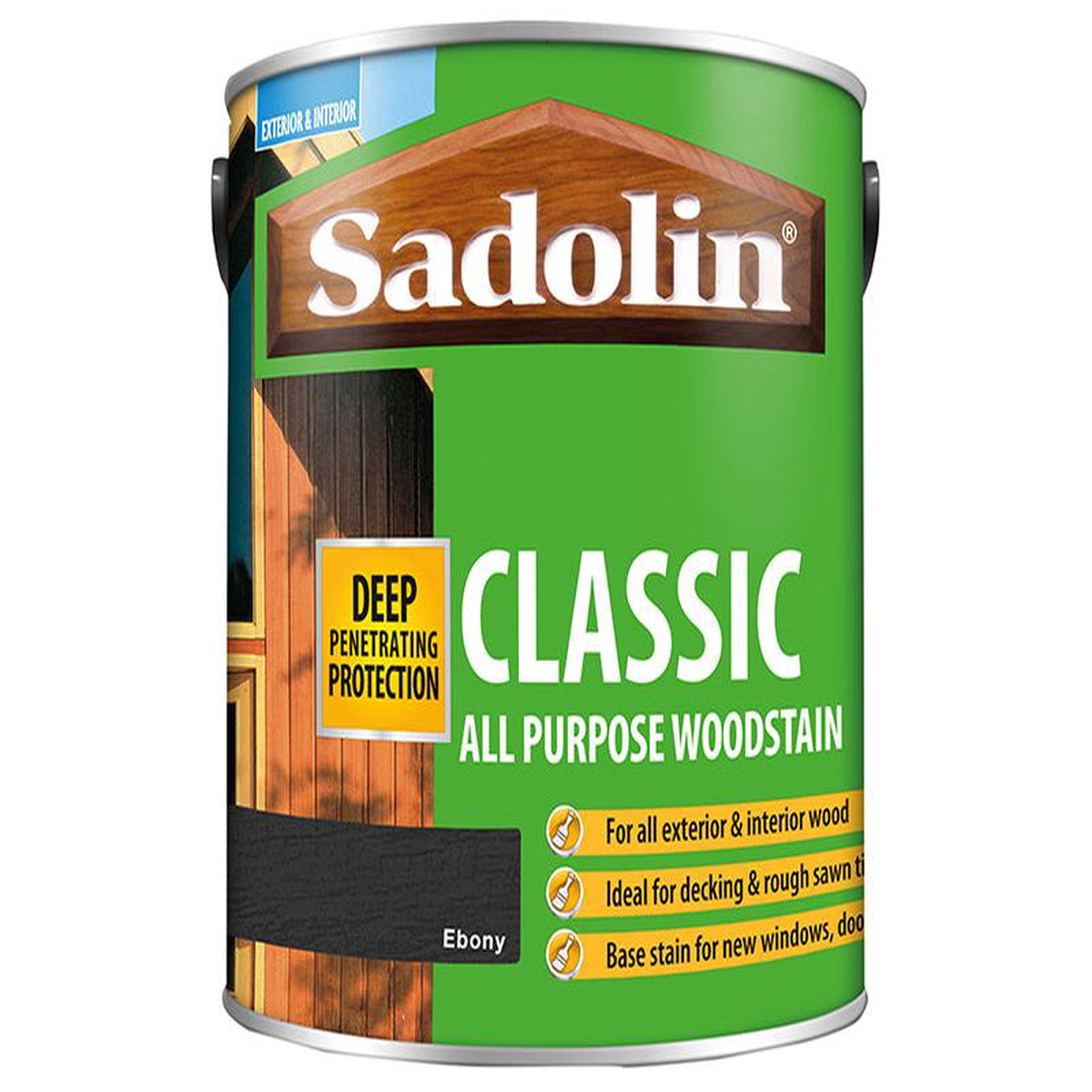 Classic Wood Protection Ebony 25 litre