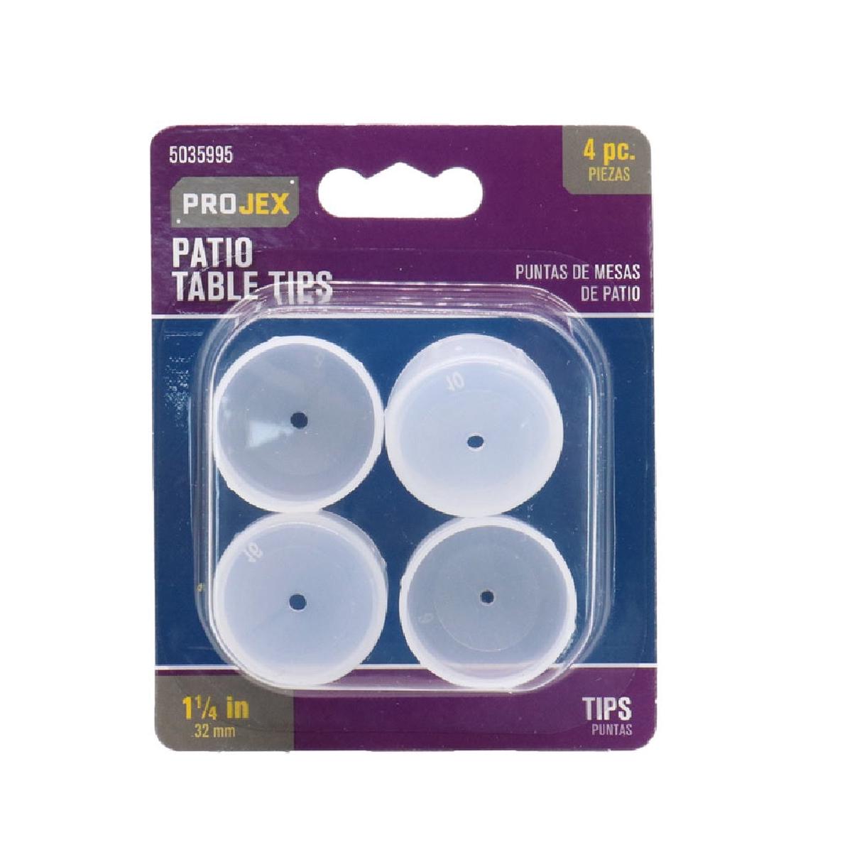 Projex 3039ACE Round Patio Table Tips Plastic