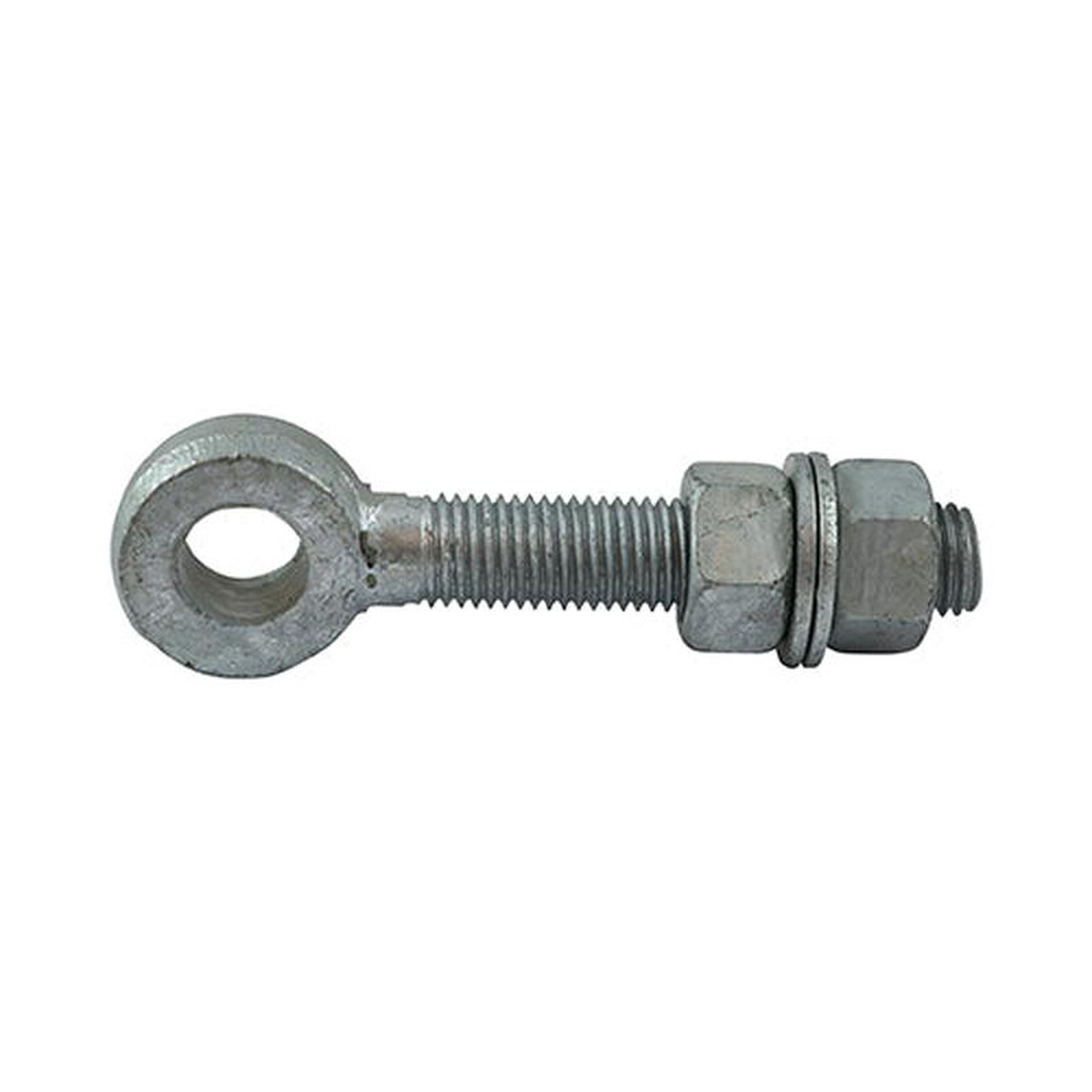TIMCO Adjustable Gate Hinge Eyes with Nuts 038 Washers Hot Dipped Galvanised 8211 M22 x 200