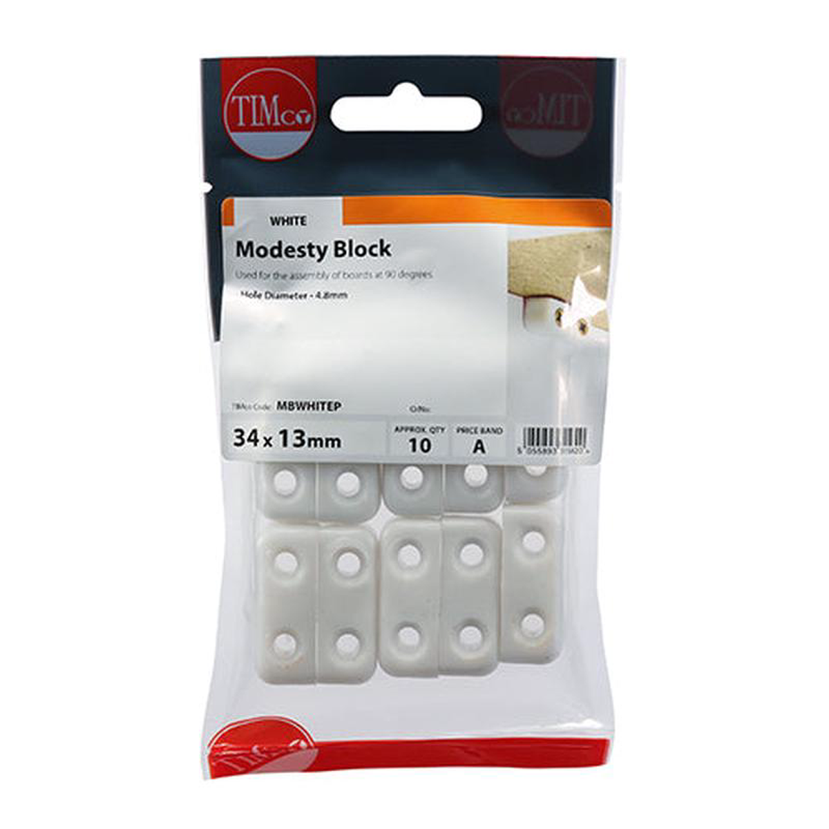 TIMCO Knock Down Blocks White 8211 35 x 25 x 12