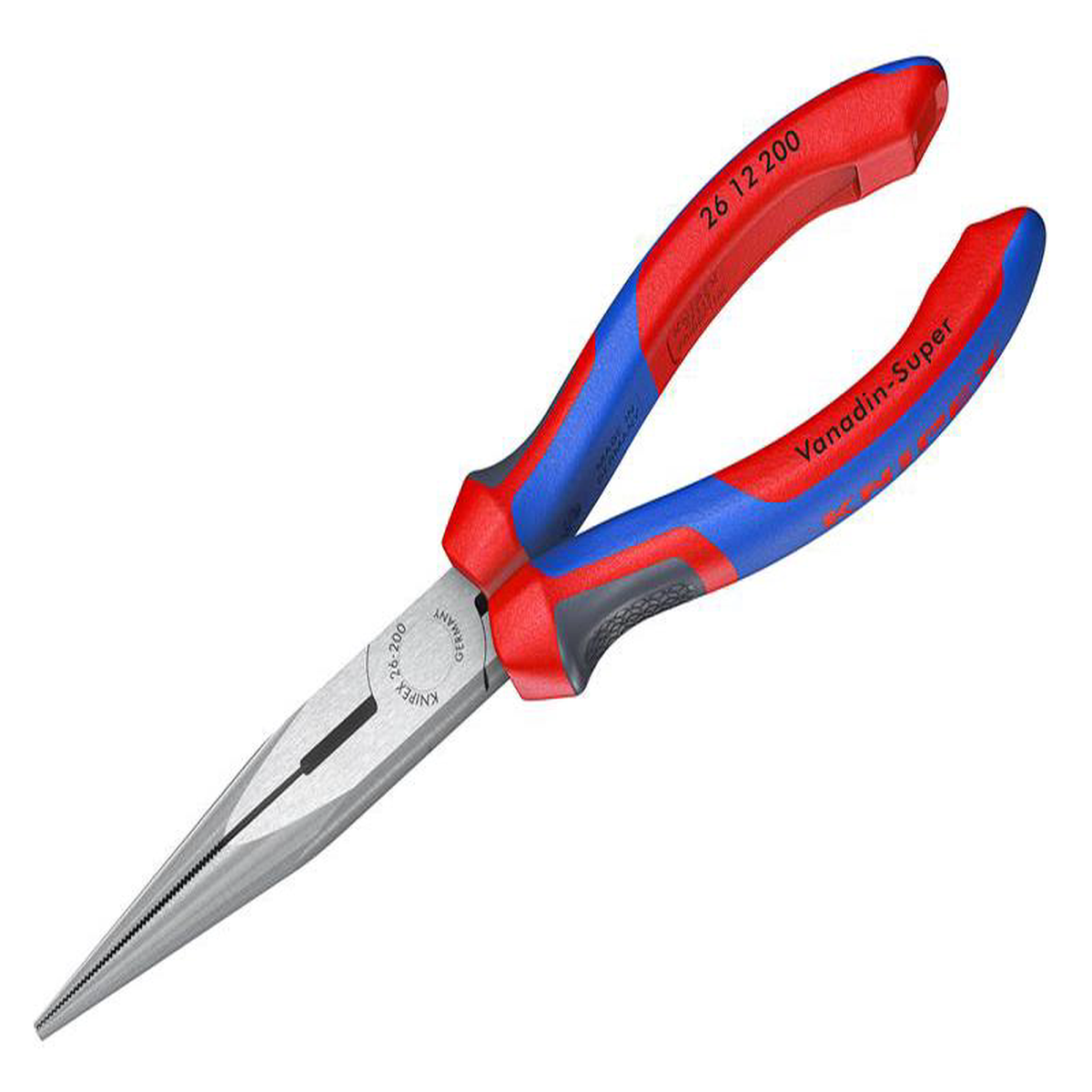 26 12 200 Snipe Nose Side Cutting Pliers Comfort Handles 200mm (8in)