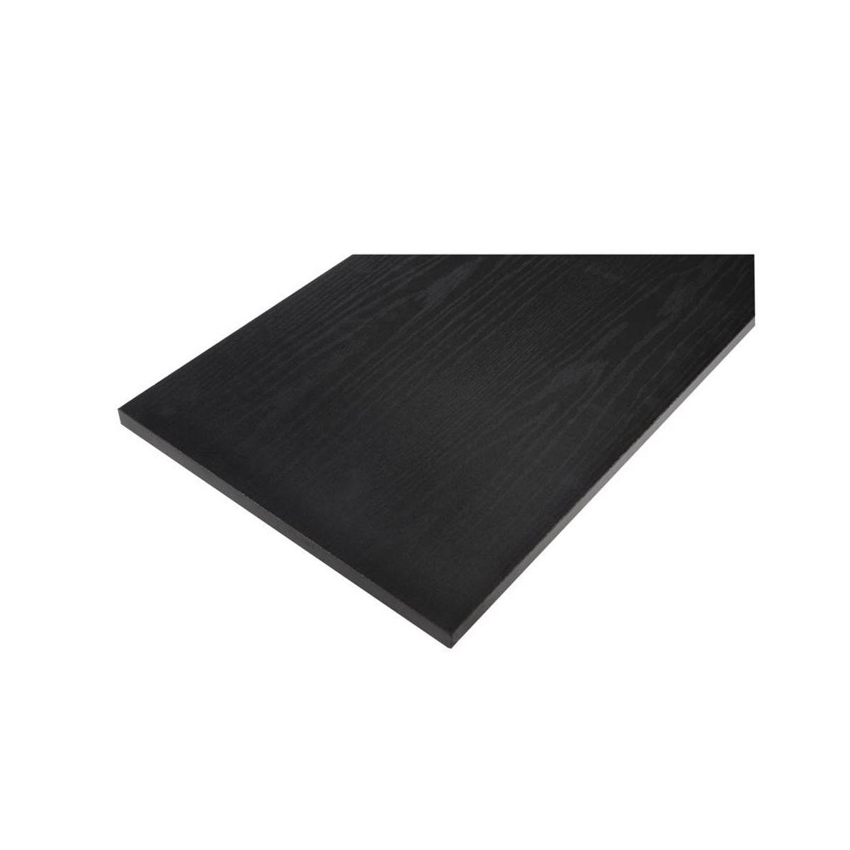 Rubbermaid 4B2500BLA Decorative Wall Shelf Wood