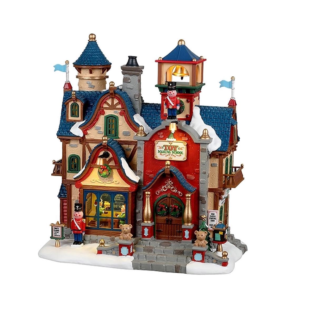 Lemax 25927 Christmas Toy Making School 45 Volt