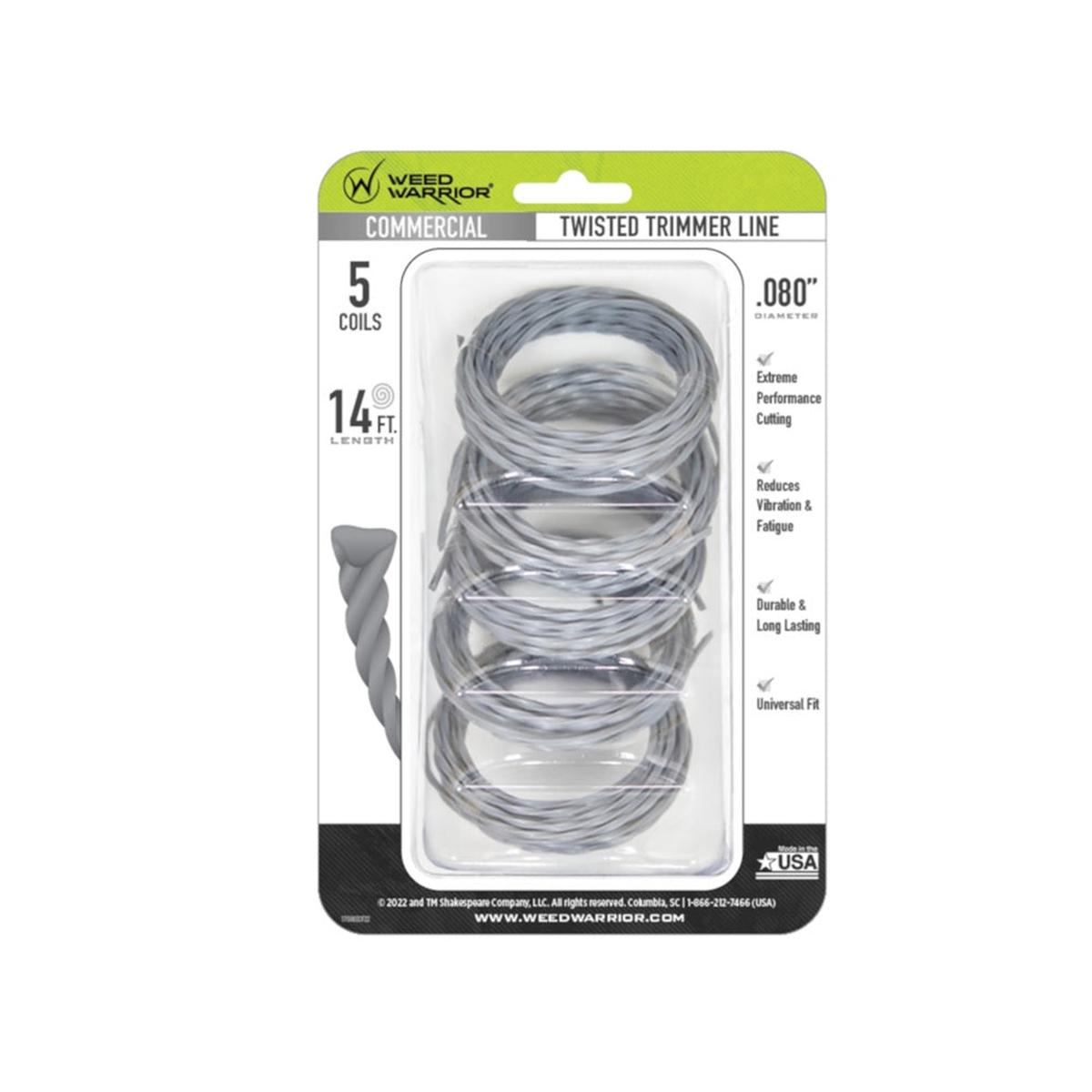Weed Warrior 17580 Commercial Grade Trimmer Line Gray