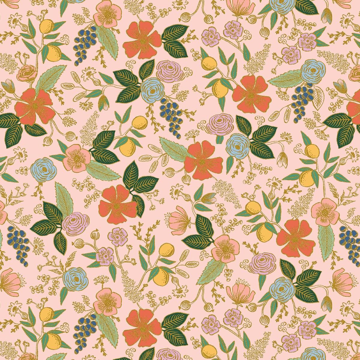 Colette in Blush Metallic Orchard (14 yard)