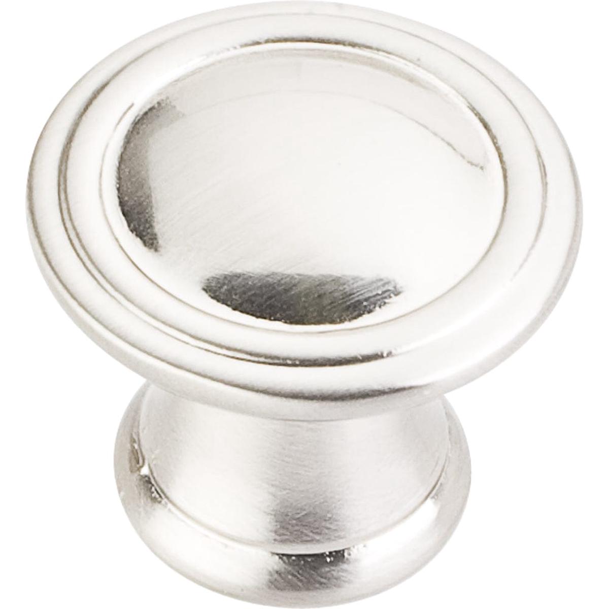 Cordova Knob 1-316 Dia Satin Nickel