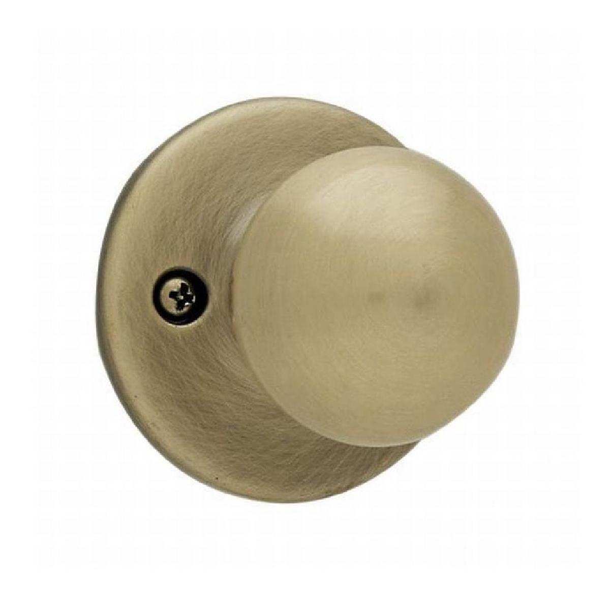 Kwikset 488P-5 Polo Half-Dummy Knob Antique Brass