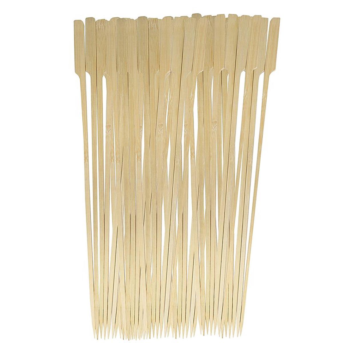 Mr BAR-B-Q 40300Y Paddle Skewers 12 in OAL Bamboo Head Wide Handle