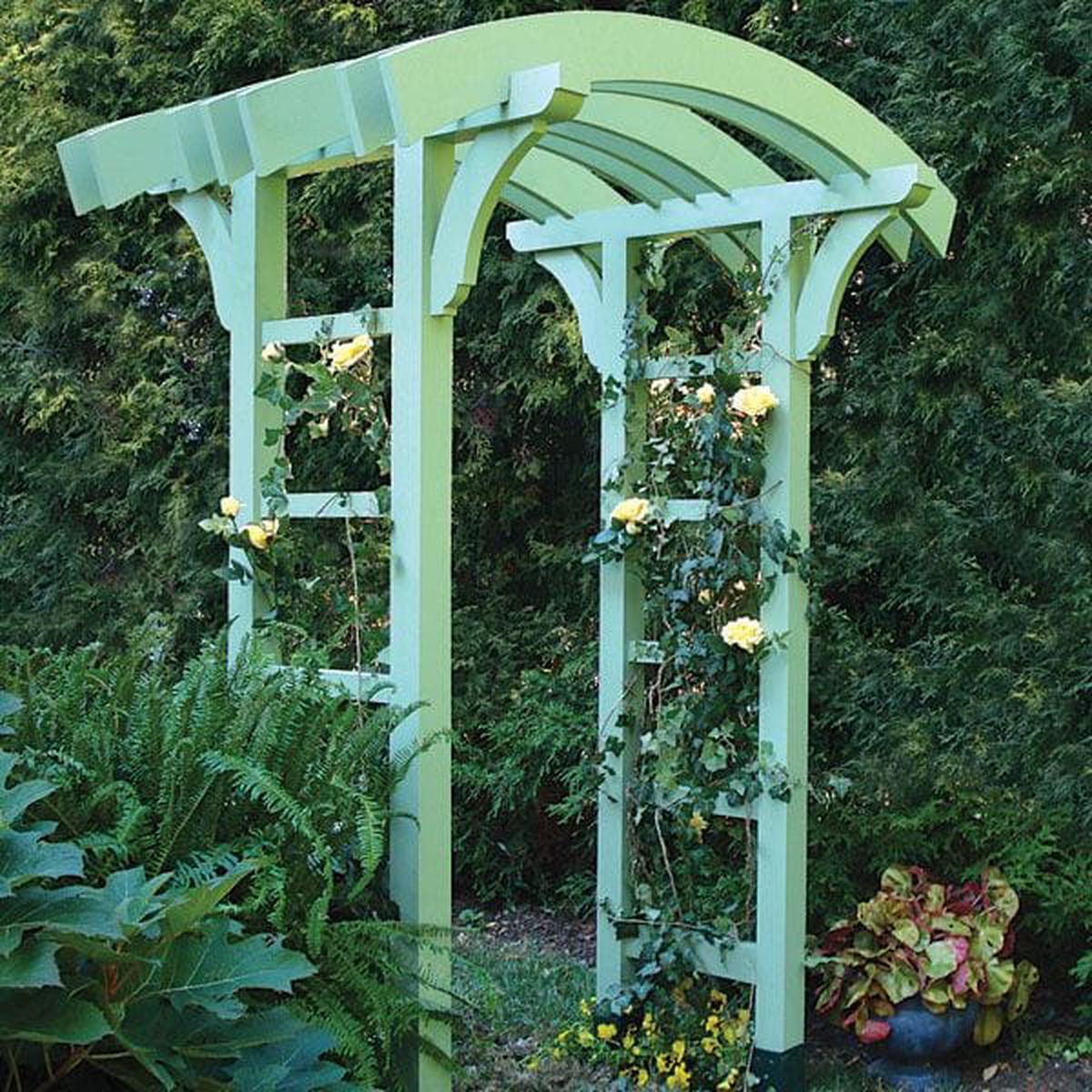 Garden Arbor and Gate - Downloadable Plan