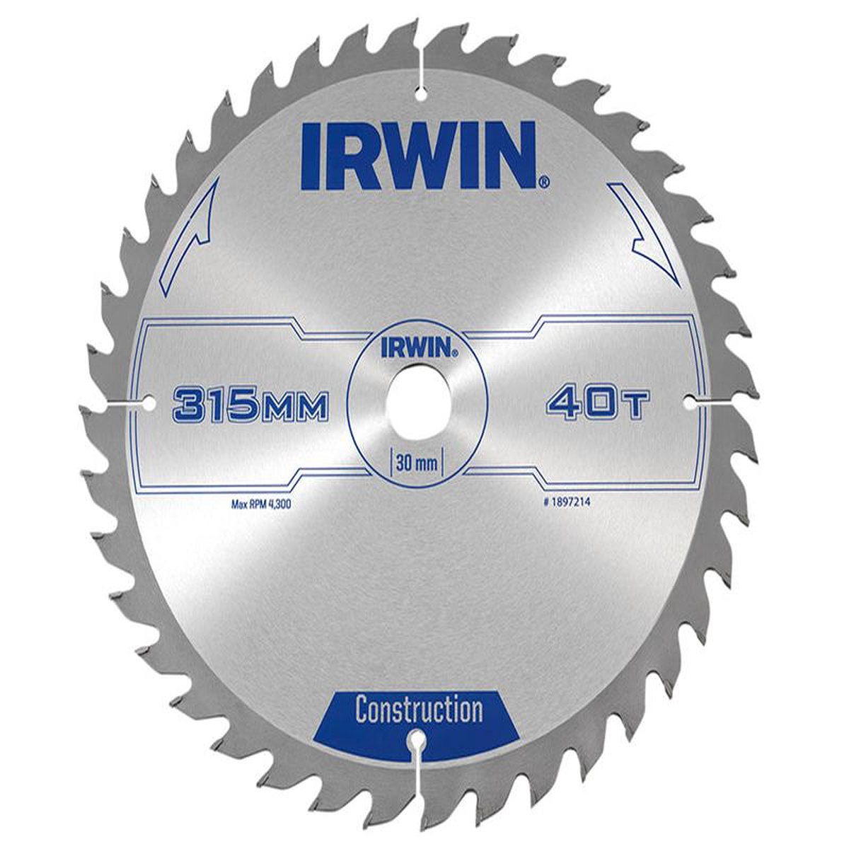 General Purpose Table 038 Mitre Saw Blade 315 x 30mm x 40T ATB