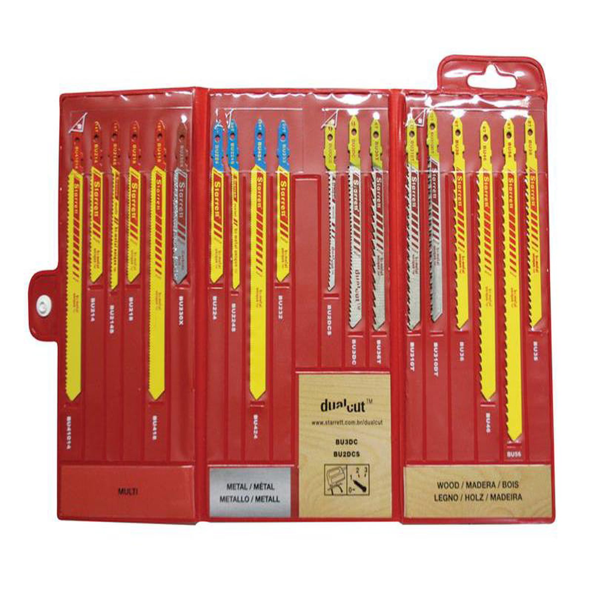 BU4 Jigsaw Blade Assortment Pack 19 Piece