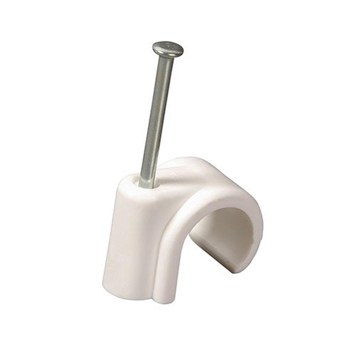 Nail In Pipe Clips White 8211 15mm