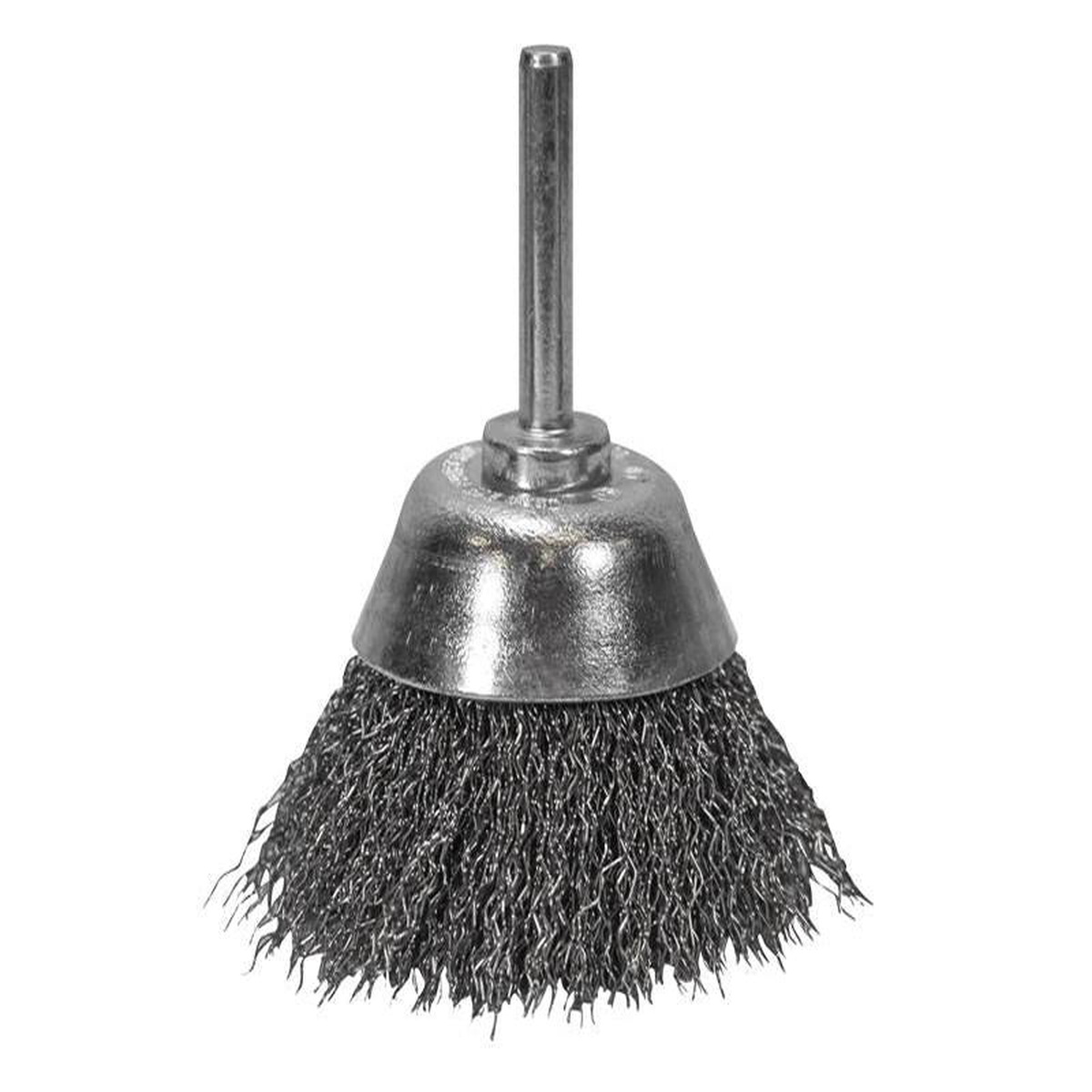 Wire Cup Brush 75mm x 6mm Shank 030mm Wire