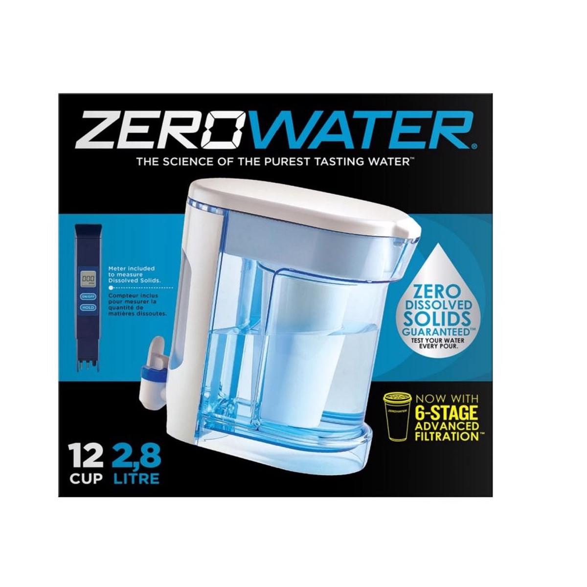 ZeroWater ZP12RR Water Filtration Pitcher BlueWhite