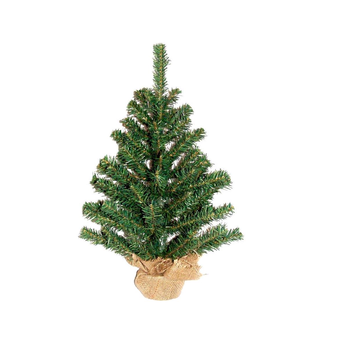 Hometown Holidays 11112 Ball and Burlap Christmas Tree 12 Inch