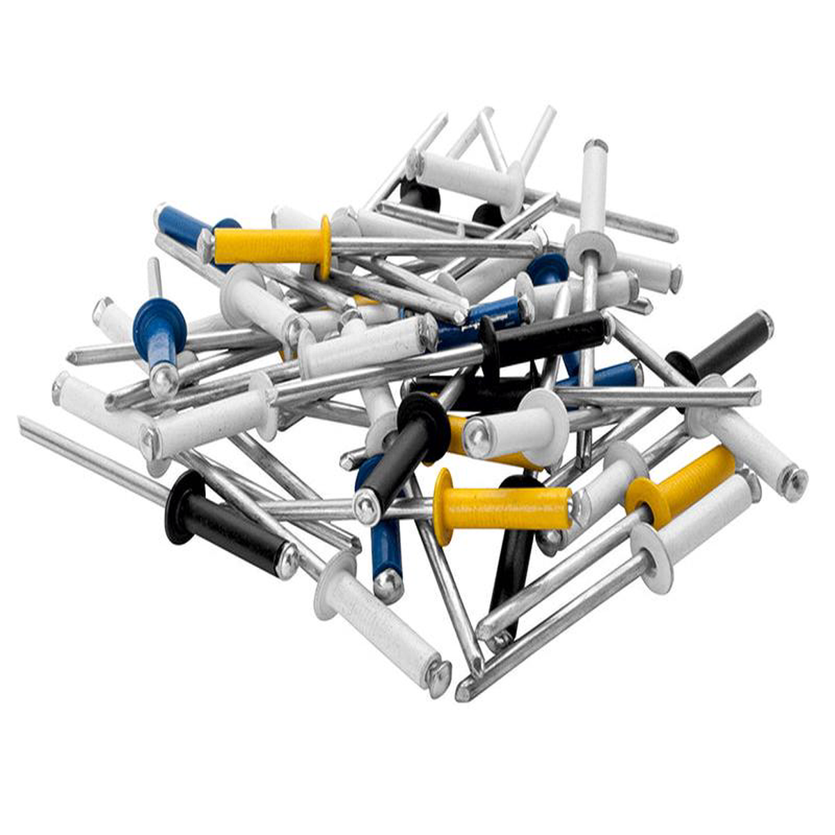 Automotive Rivets 48 x 16mm 4 Colours Blister of 32