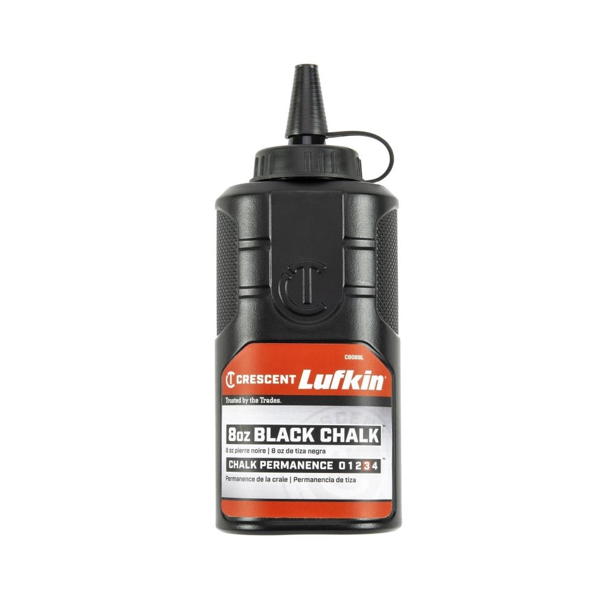 Crescent CB08BL Lufkin Chalk Refill Black 8 oz