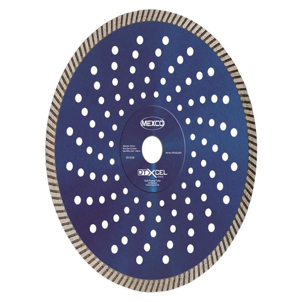 XCEL Grade Dual Purpose Turbo Diamond Blade 230 x 22mm