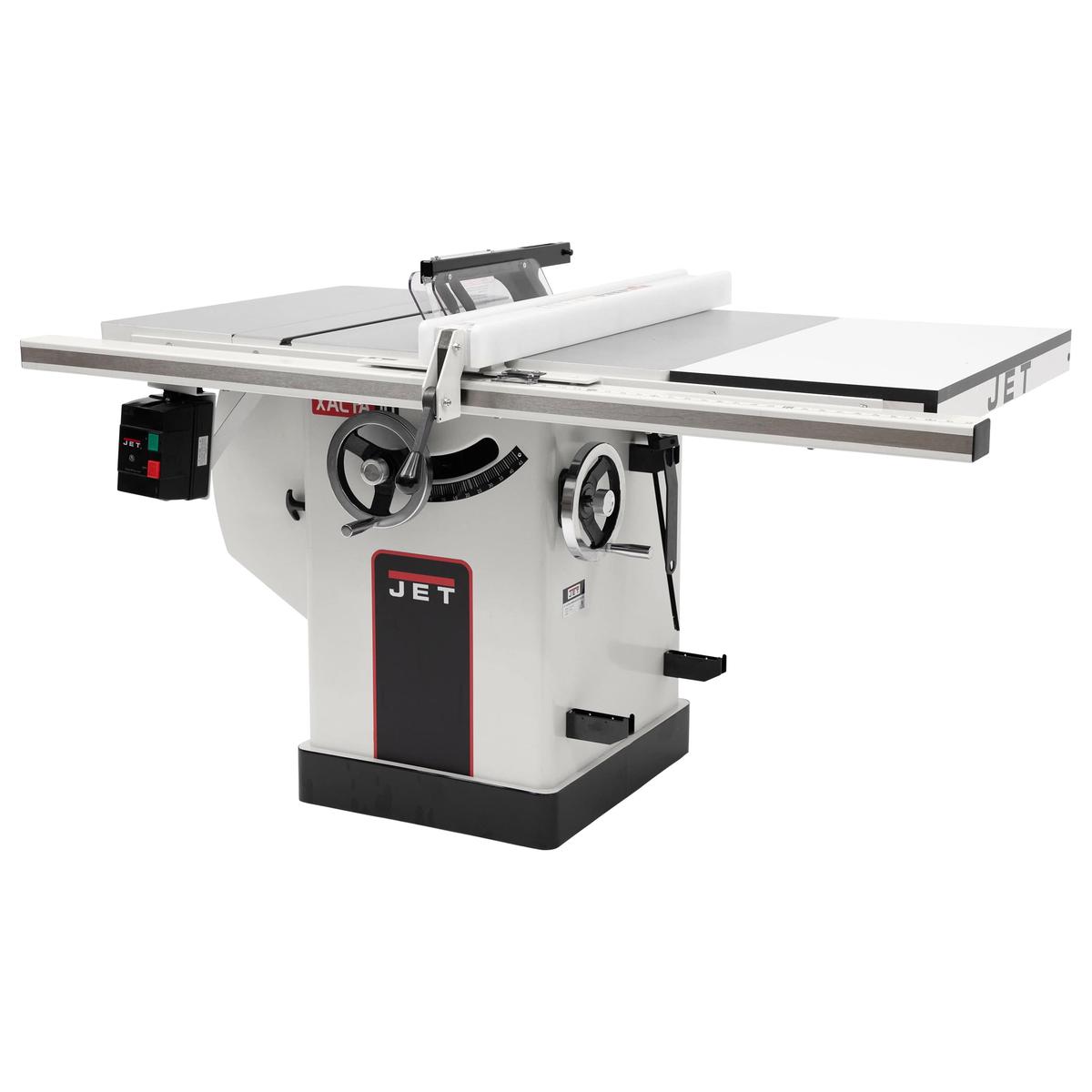 XACTASAW Deluxe 10 Table Saw with Cast Wings and 30 Rip Capacity - 5 HP 1 Ph 230V - JTAS-10DX