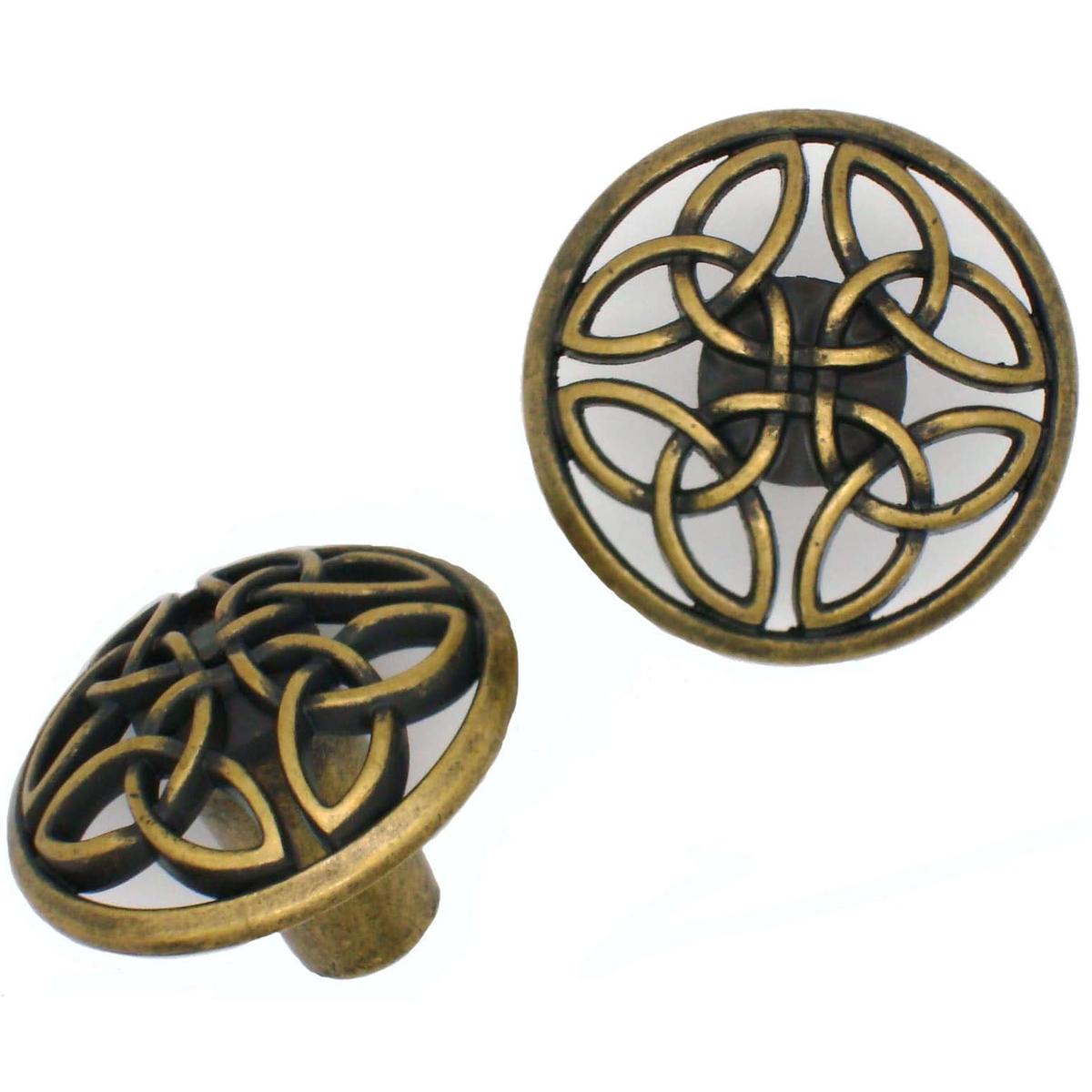 Celtic Knob Brass Oxide