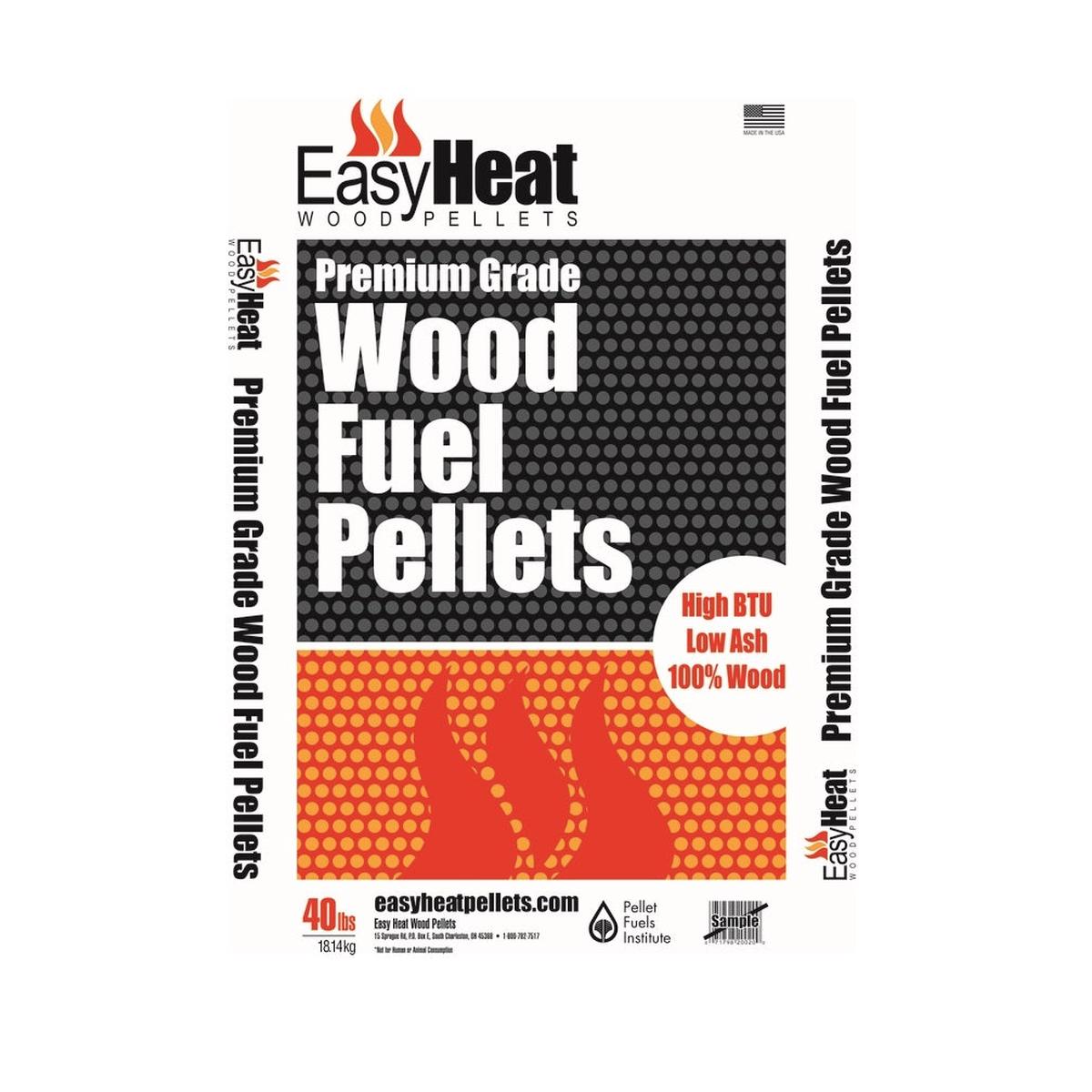 Easy Heat PELLET-PREM-TON Wood Pellet Fuel 40 lb
