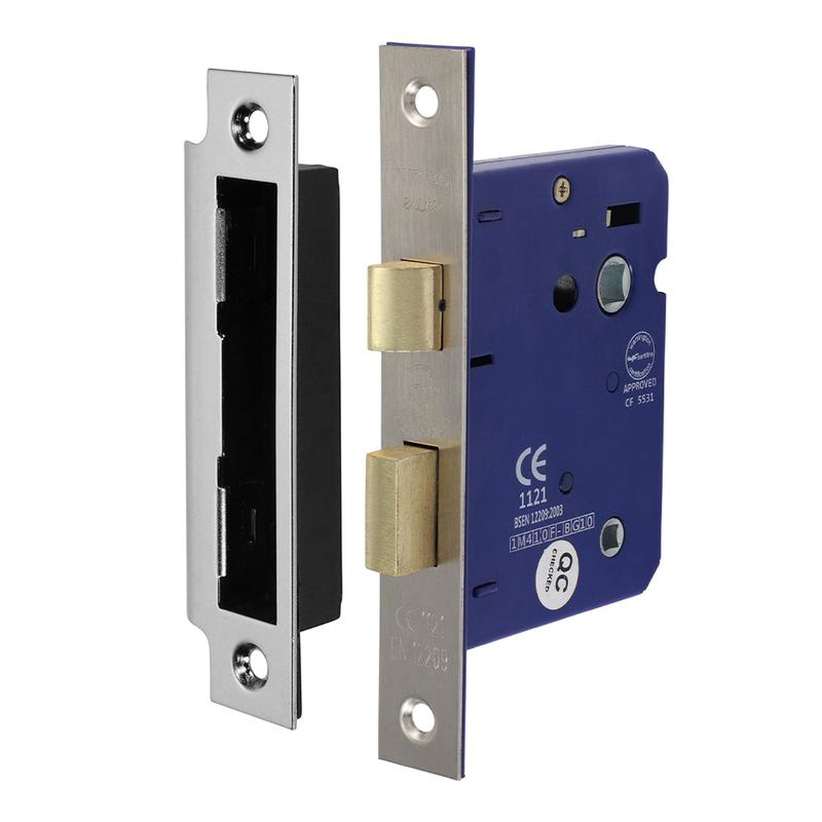 TIMCO Bathroom Lock Satin Nickel 8211 78mm