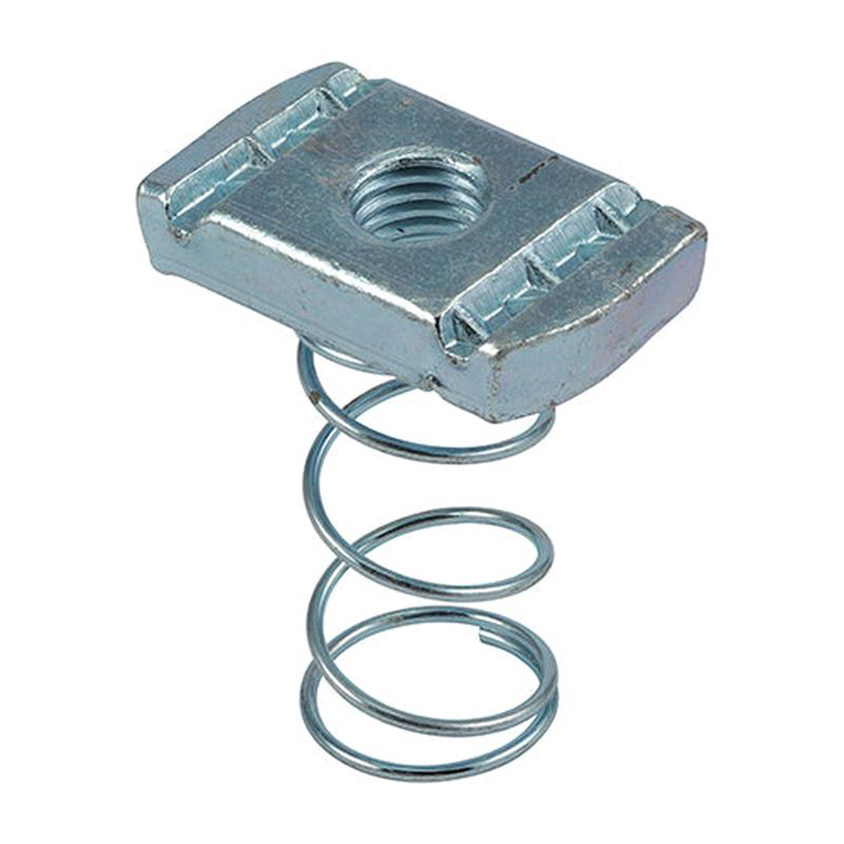 TIMCO Channel Nuts Long Spring Silver 8211 M10