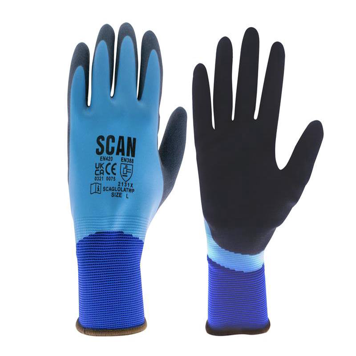 Waterproof Latex Gloves 8211 M (Size 8)