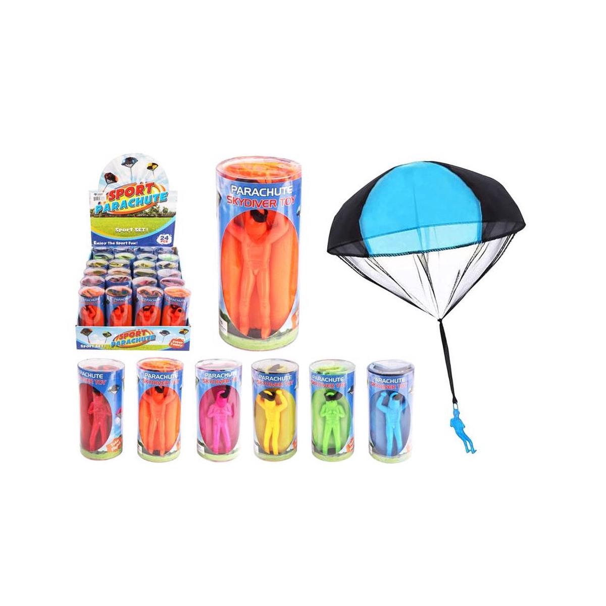 Diamond Visions TM-3338 Skydiver Parachute Toy Plastic Assorted