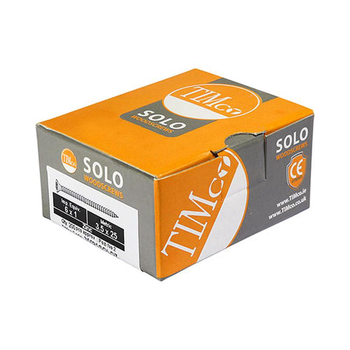 TIMCO Solo Countersunk Silver Woodscrews 8211 60 x 40