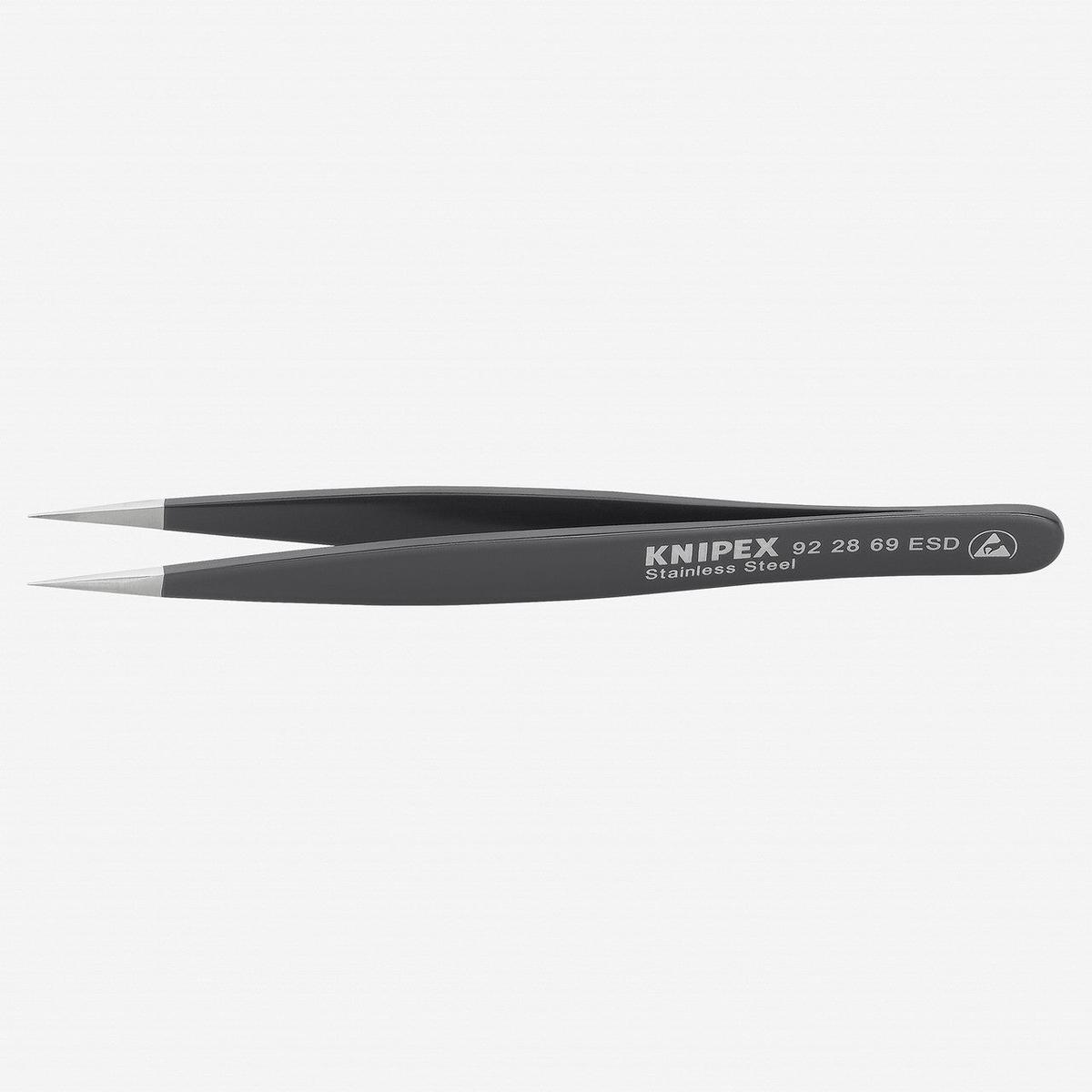 Knipex ESD Precision Tweezers straight strong tip