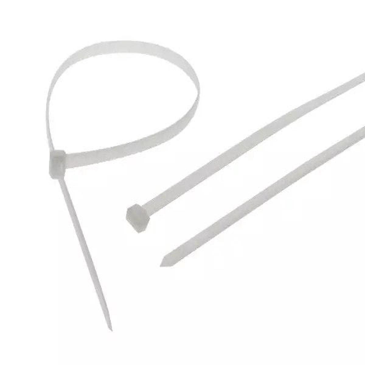 Faithfull Heavy-Duty Cable Ties White 90 x 1200mm (Pack 10)