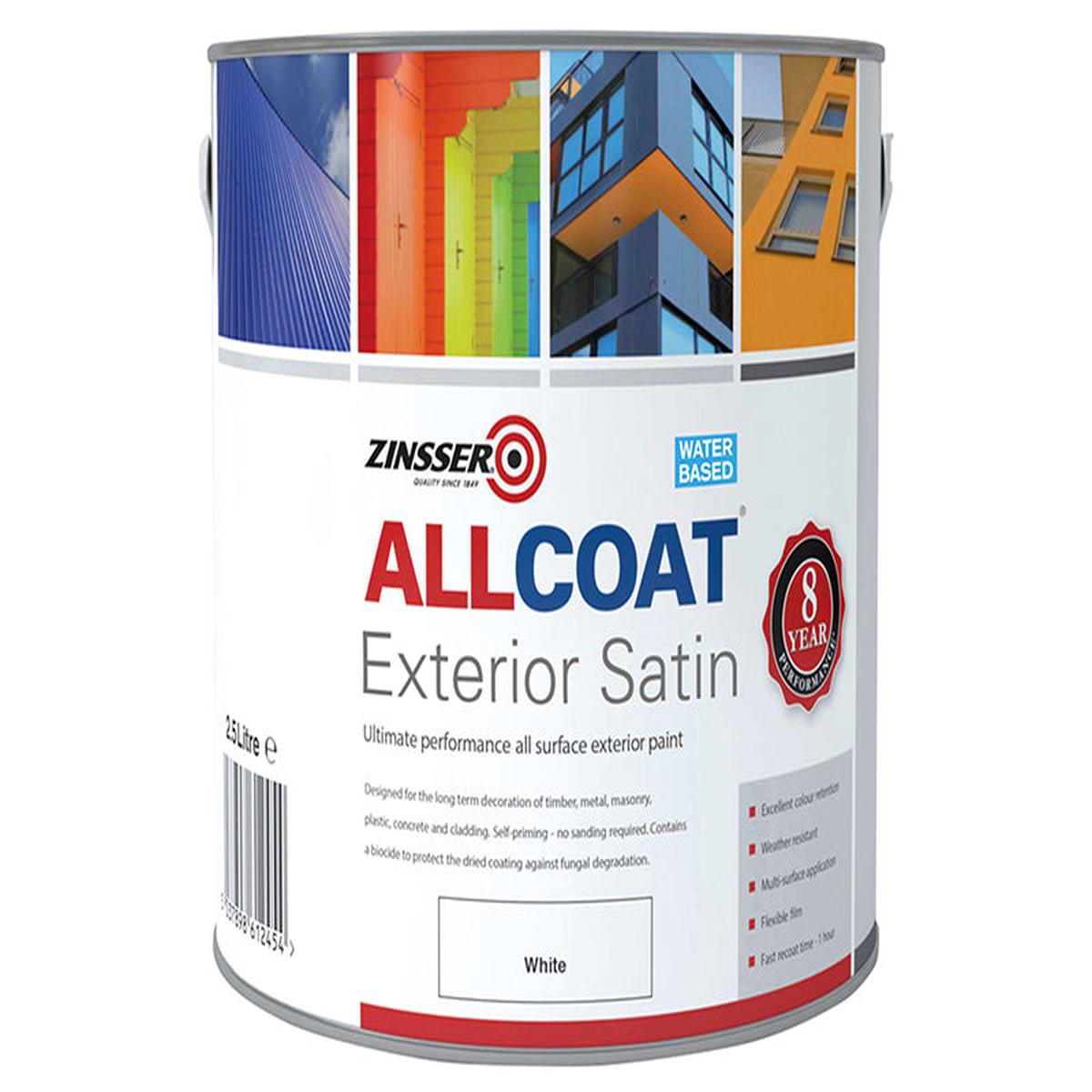 Zinsser AllCoat Exterior White 25 litre