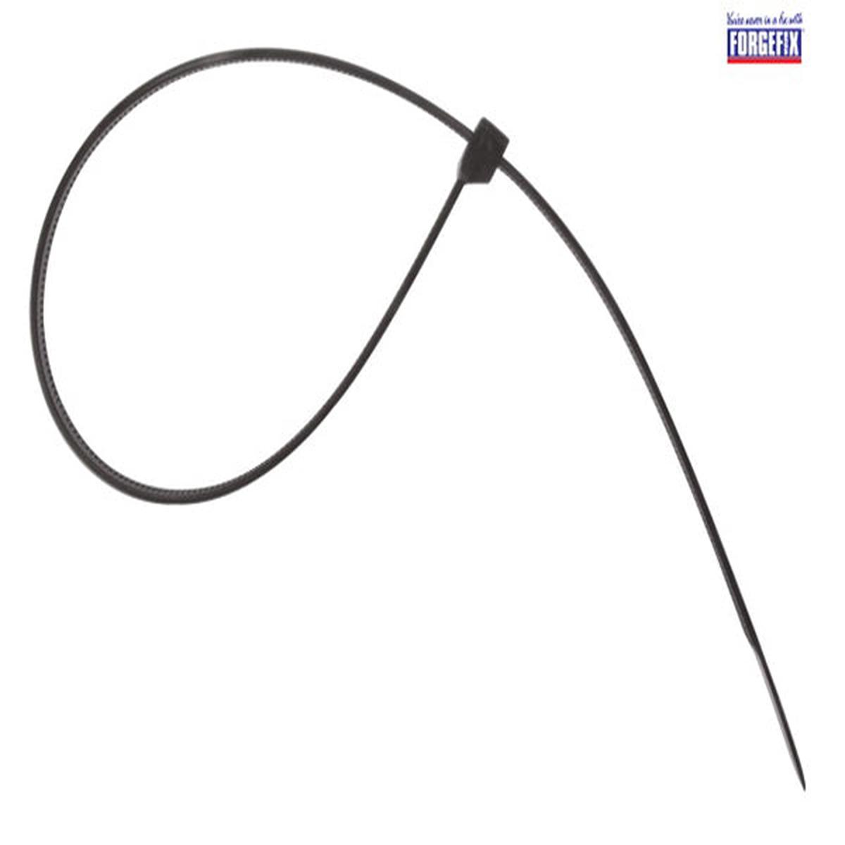 ForgeFix Cable Tie Black 76 x 380mm (Bag 100)