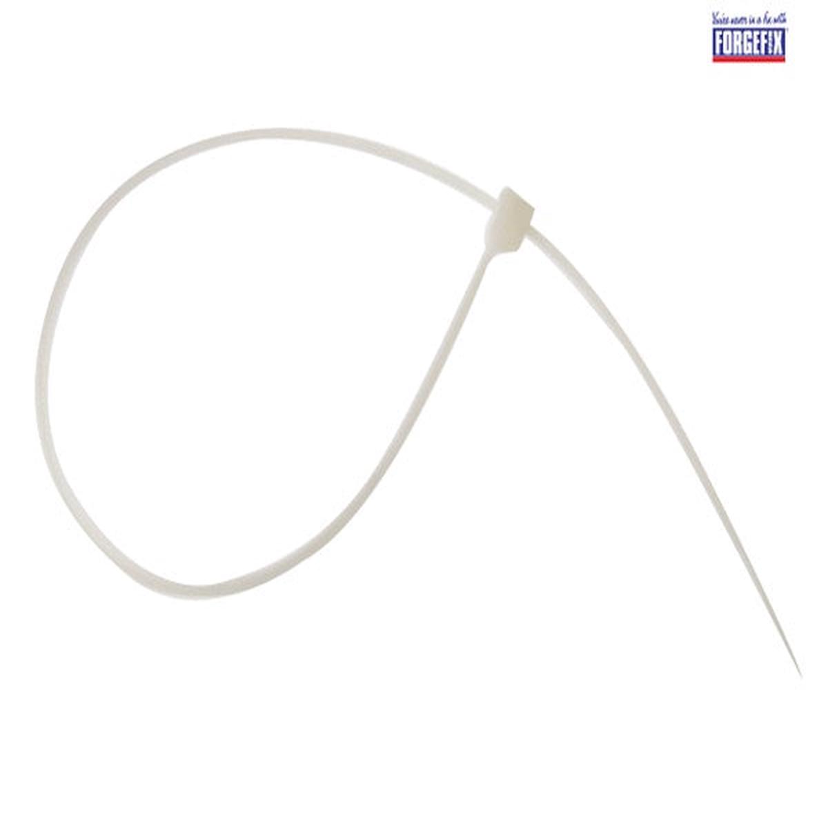 ForgeFix Cable Tie NaturalClear 80 x 450mm (Bag 100)