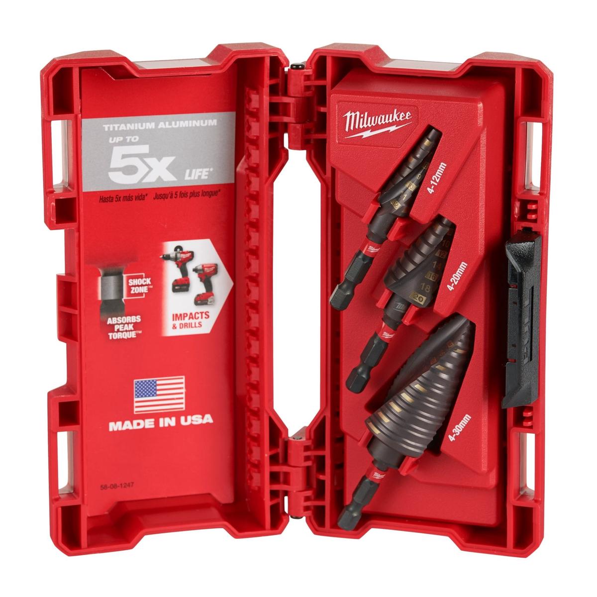 Milwaukee Step Drill Sets