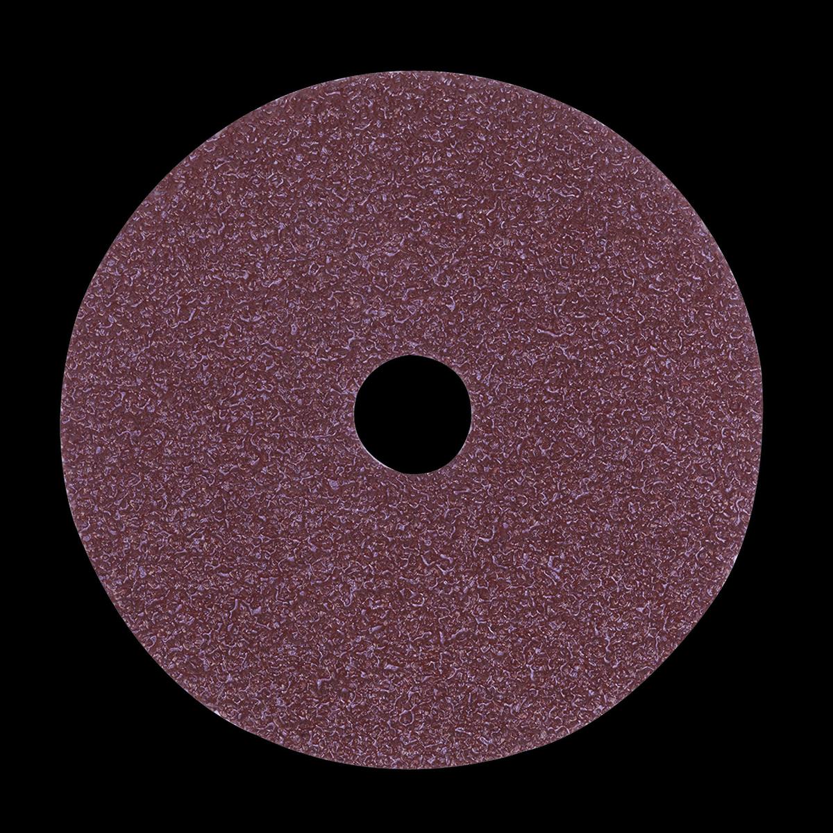 Sealey FBD10036 Sanding Disc Fibre Backed 100mm 36Grit Pack of 25