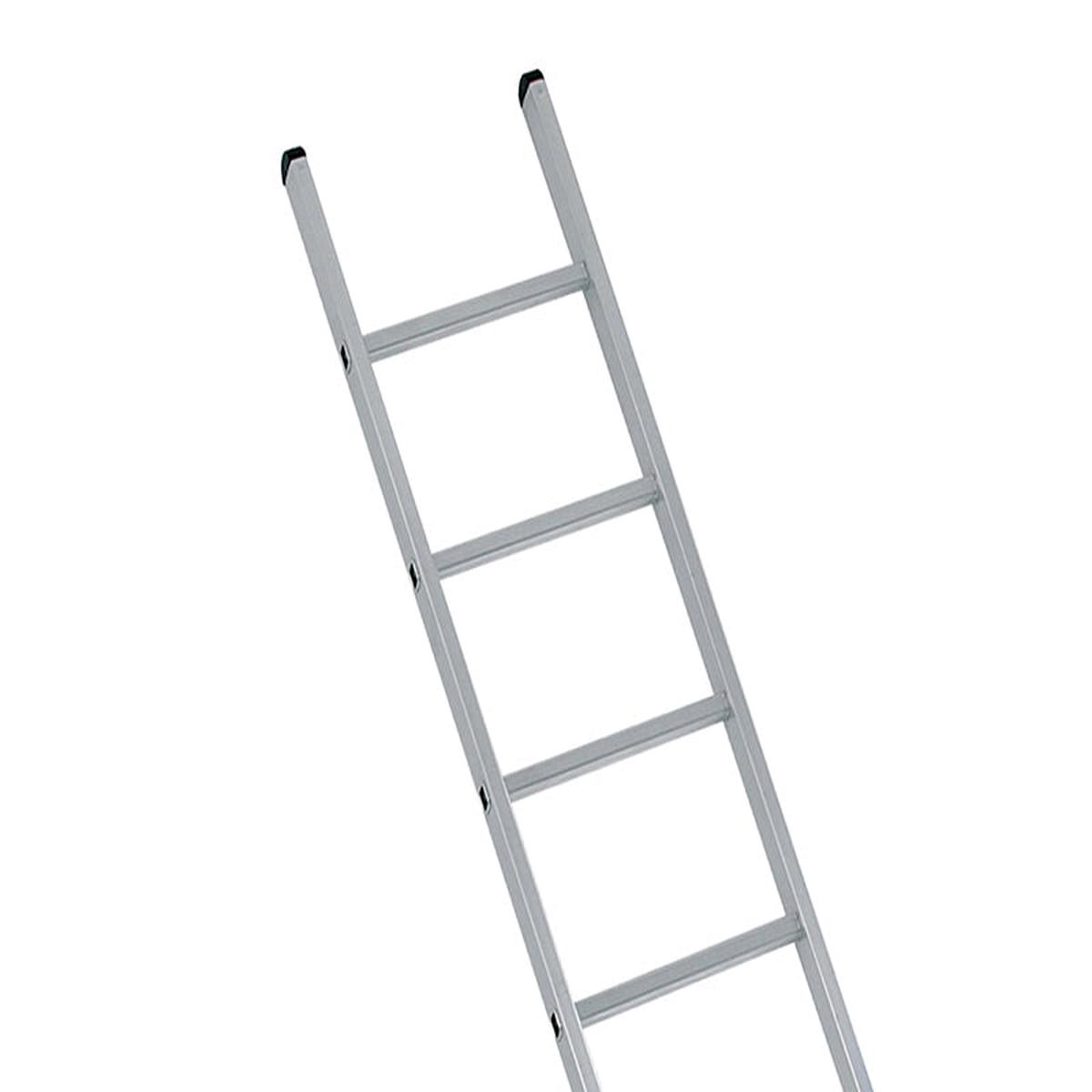 Zarges Industrial Single Aluminium Ladder with Stabiliser Bar 417m 14 Rungs