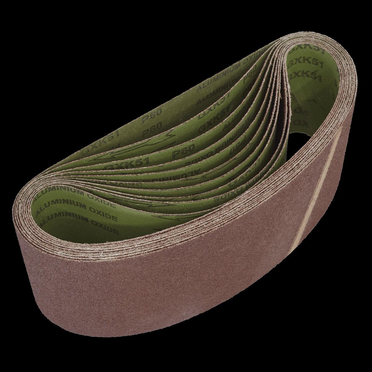 Sealey WSB6160 Sanding Belt 100 x 610mm 60Grit - Pack of 10