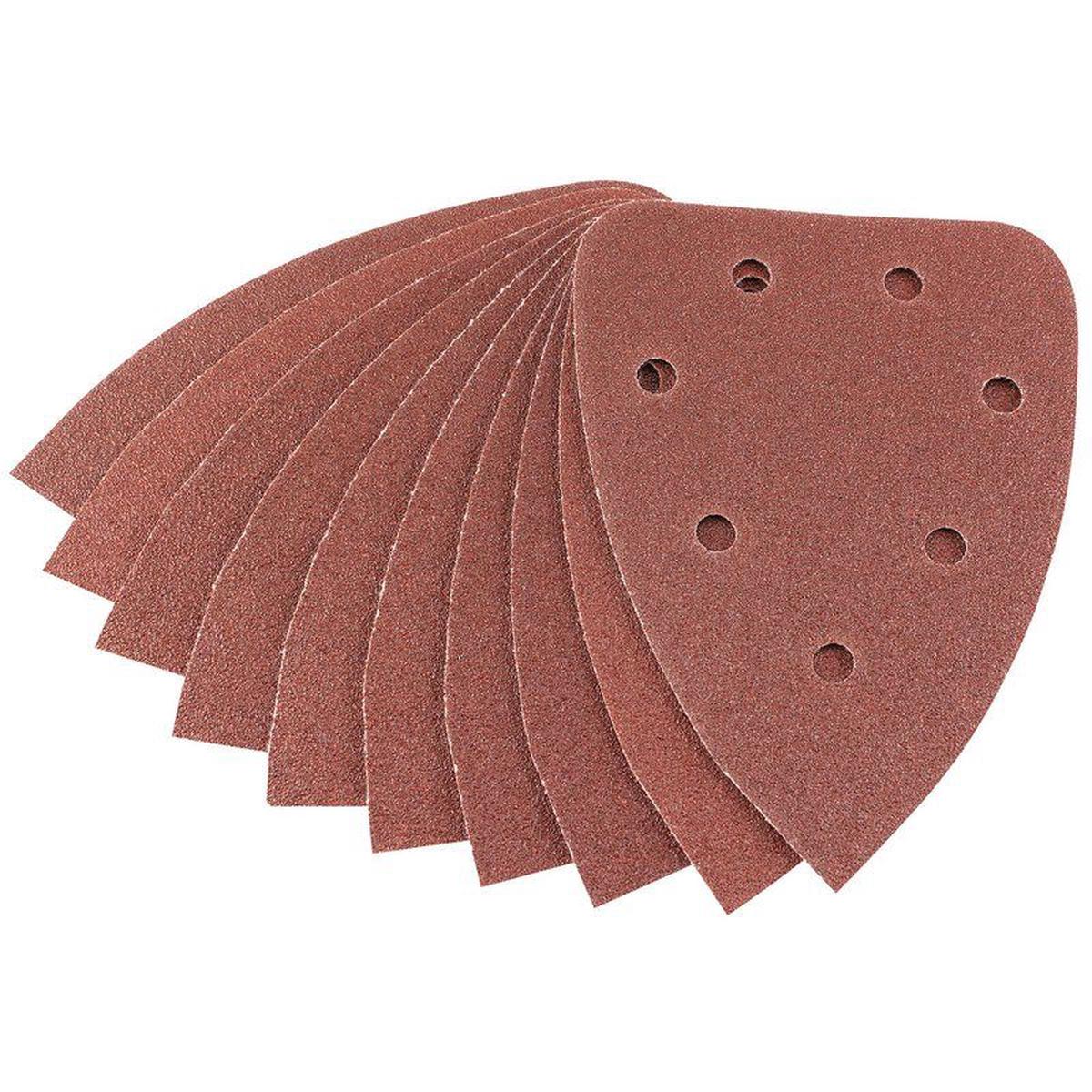 Draper APT253 Aluminium Oxide Sanding Sheets 141 x 141 x 98mm 80 Grit - (92329)
