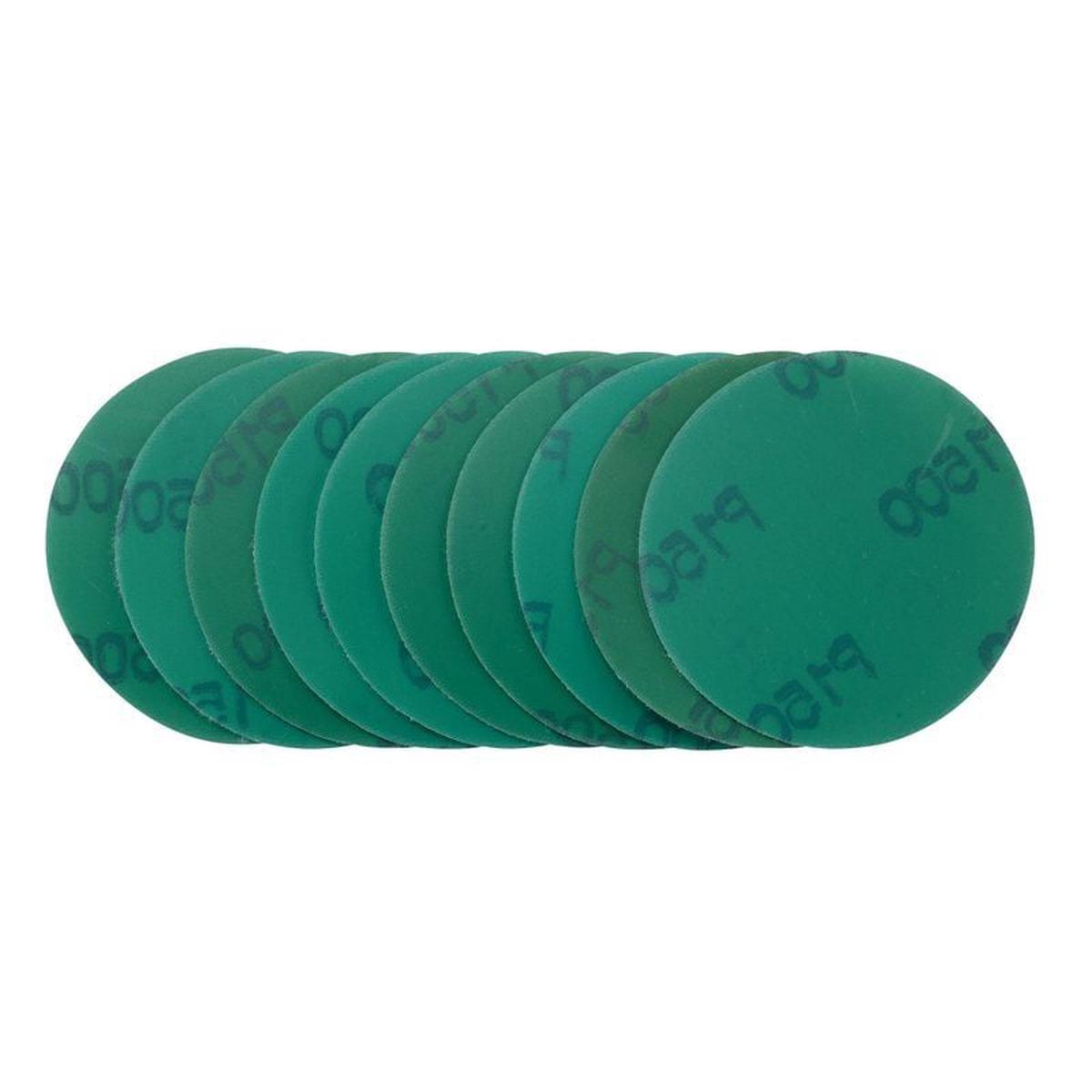 Draper SDWOD75 Wet and Dry Sanding Discs with Hook and Loop 75mm 1500 Grit (Pack of 10) - (08111)