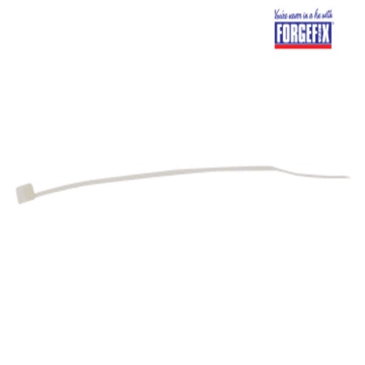 ForgeFix Cable Tie NaturalClear 36 x 150mm (Bag 100)