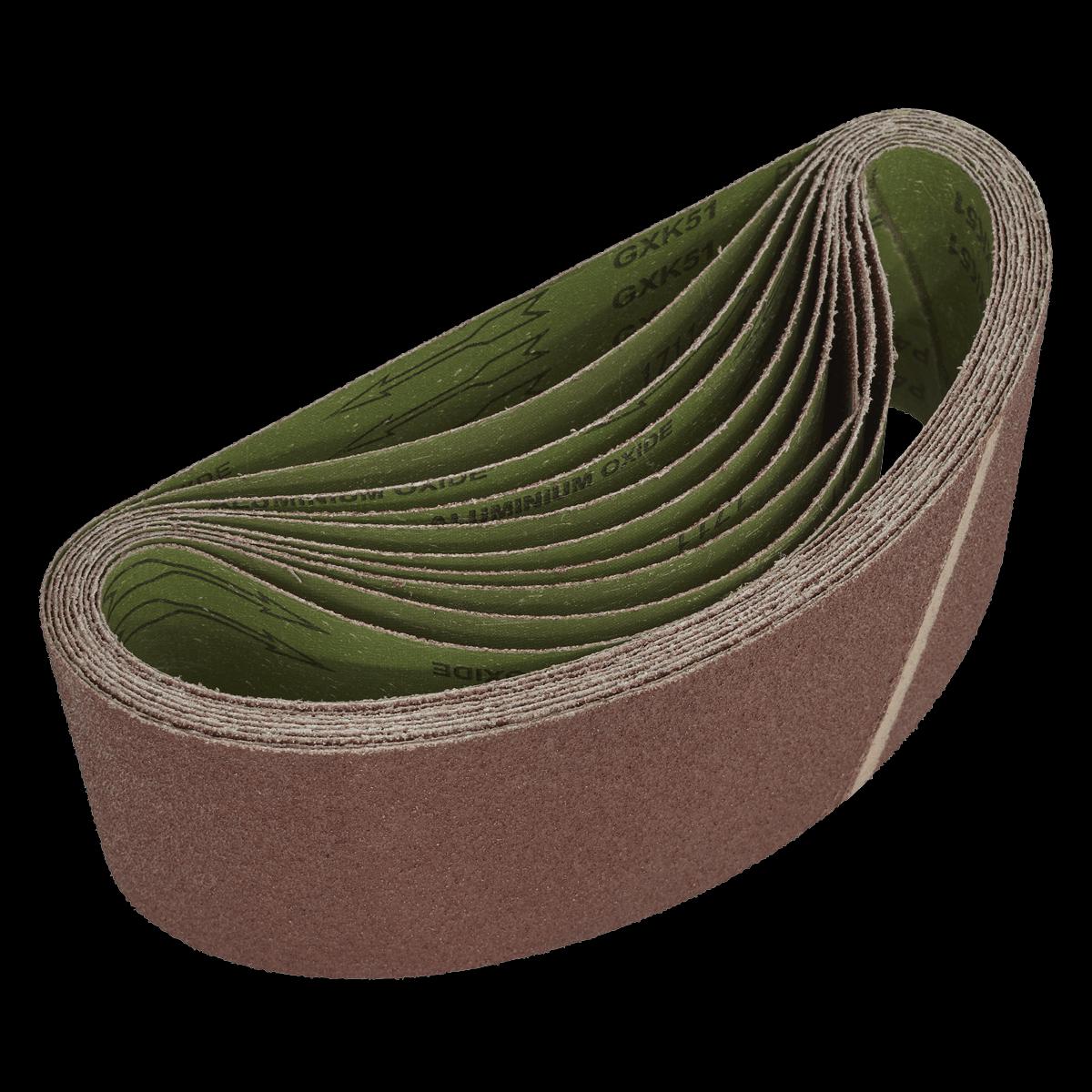 Sealey WSB6140 Sanding Belt 100 x 610mm 40Grit - Pack of 10