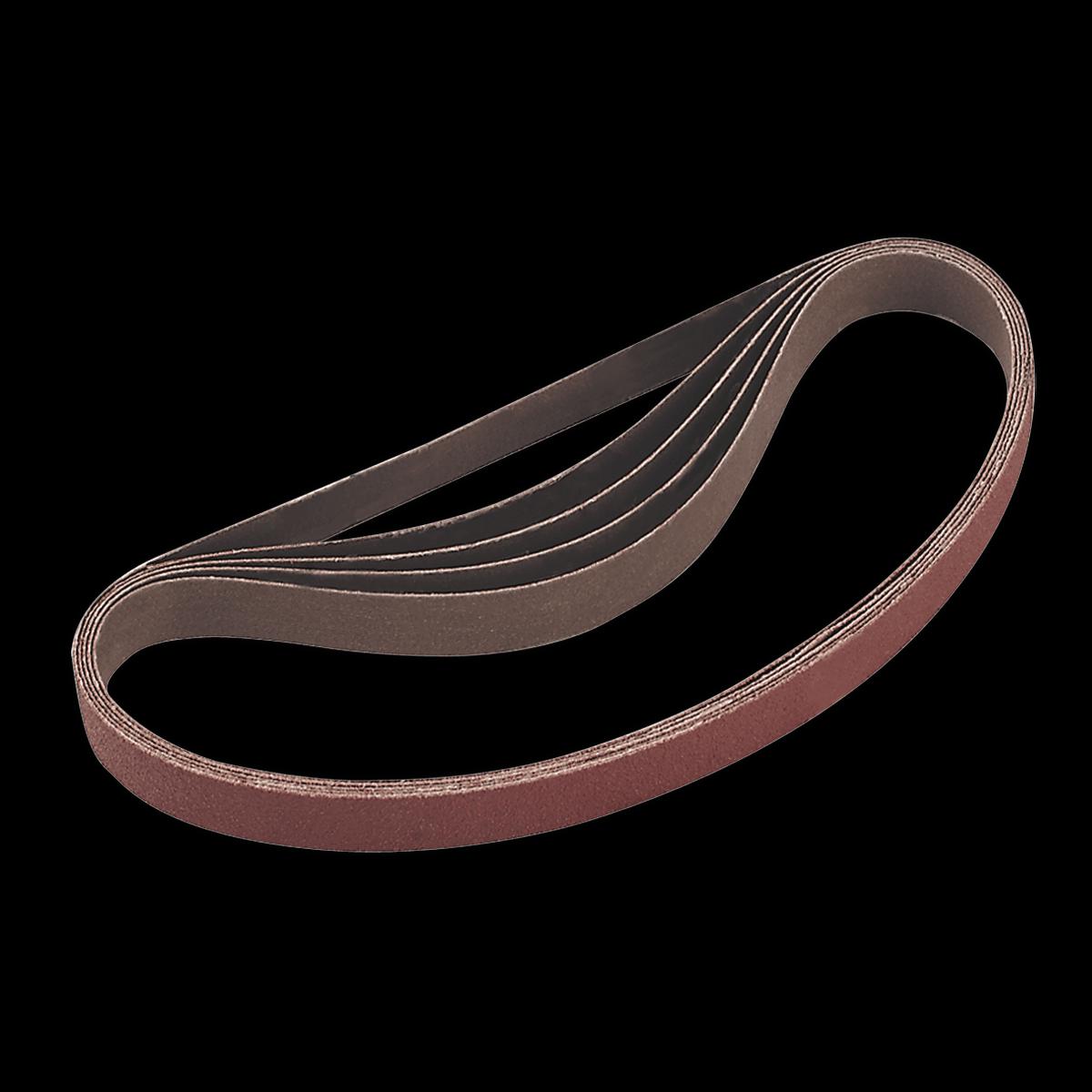 Sealey SA355B80G Sanding Belt 20 x 520mm 80Grit Pack of 5