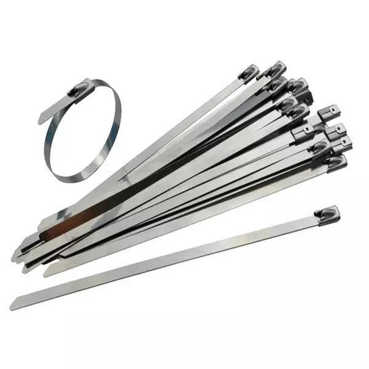 Faithfull Stainless Steel Cable Ties 46 x 150mm (Pack 50)