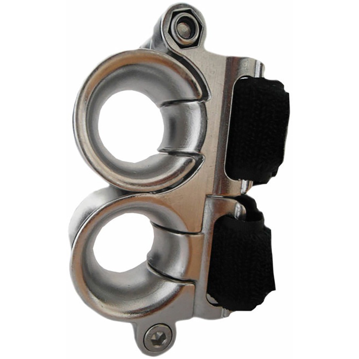 Wichard Double Fairlead - 25mm Diameter Stanchion wWebbing - Velcro Stipe 20220W