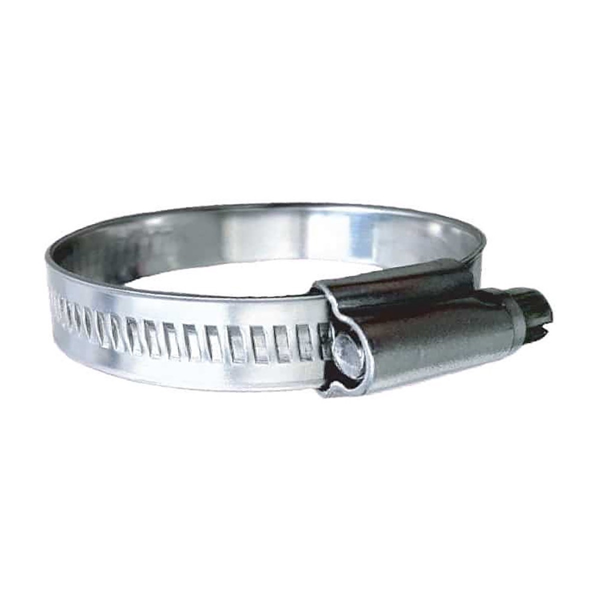 Trident Marine 316 SS Non-Perforated Worm Gear Hose Clamp - 1532 Band - (58 1516) Clamping Range - 10-Pack - SAE Size 8 710-0121