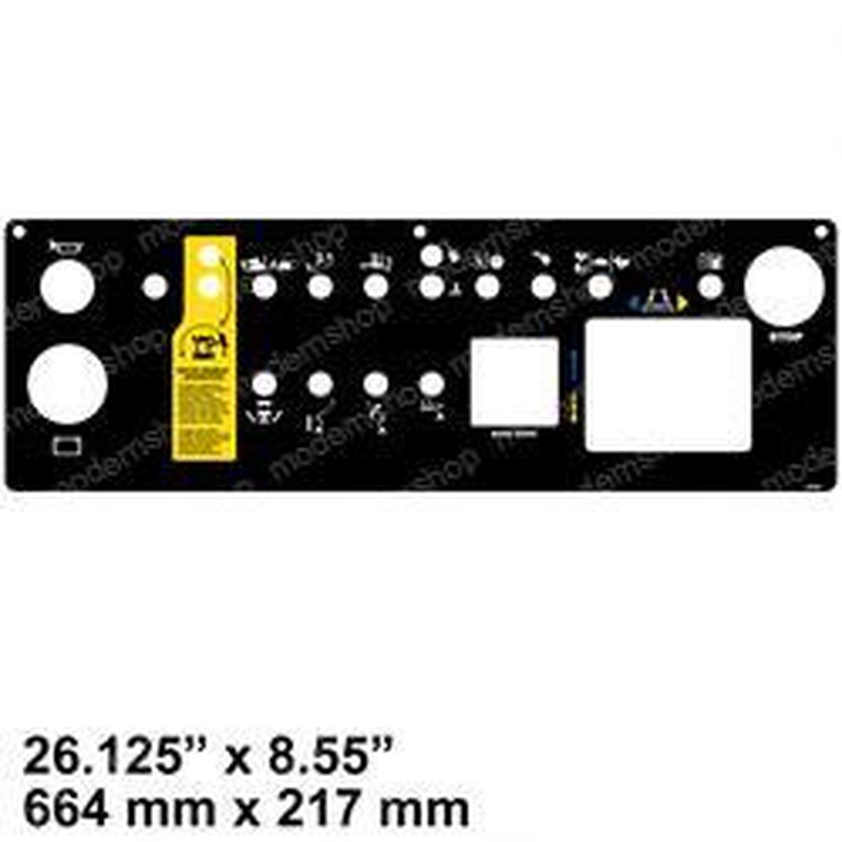29799 Aftermarket Genie Decal - PlatControl Panel