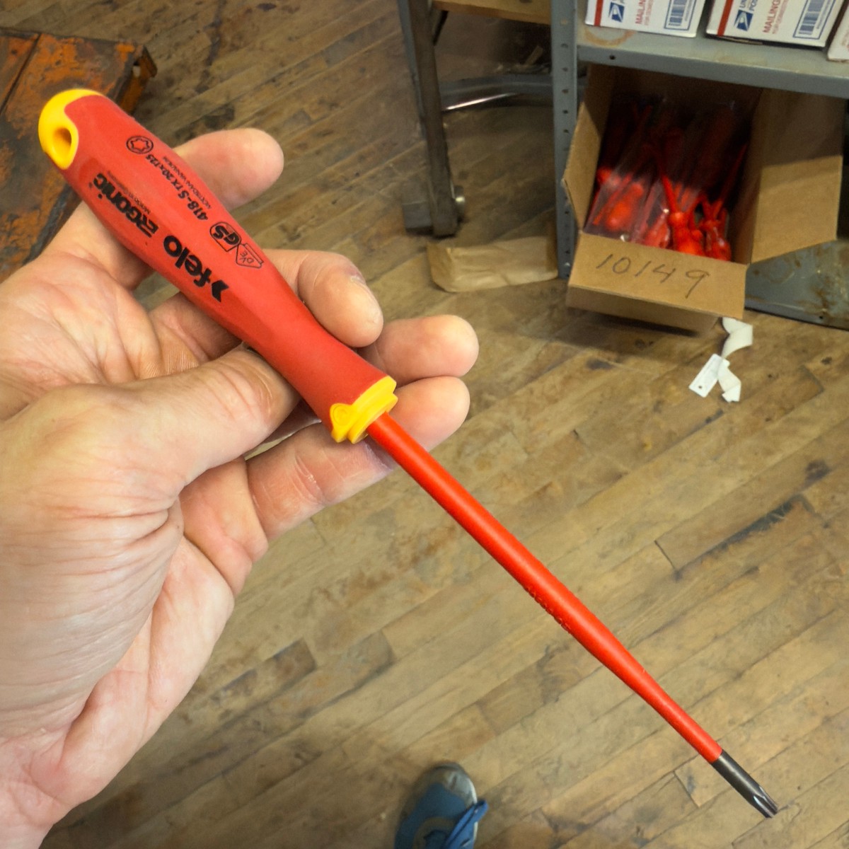 Felo E-slim Insulated Torx T20 5 Ergonic VDE Screwdriver (62667)